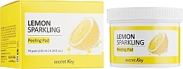 Fragrances, Perfumes, Cosmetics Peeling Cotton Pad - Secret Key Lemon Sparkling Peeling Pad