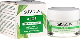 Fragrances, Perfumes, Cosmetics Aloe Vera & Hyaluronic Acid Anti-Wrinkle Moisturizing Cream - Gracja Aloe Moisturizing Face Cream