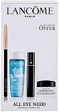 Fragrances, Perfumes, Cosmetics Set - Lancome All Eye Need Set (Mascara/2ml + makeup/remover/30ml + eye/cr/5ml + pencil/1.14g)