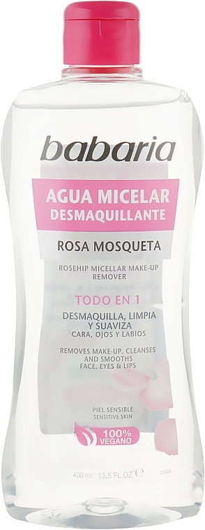 Micellar Water - Babaria Rose Hip Make-Up Remover Micellar Water — photo N6