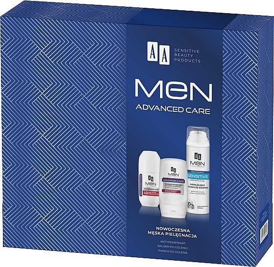 Set - AA Men Advanced Care (sh/foam/250ml + ash/balm/100ml + deo/50ml) — photo N1