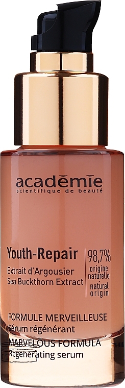 Regenerating Sea Buckthorn Face Serum - Academie Youth Repair Regenerating Serum — photo N13