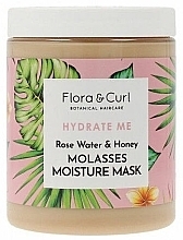 Fragrances, Perfumes, Cosmetics Moisturising Hair Mask - Flora & Curl Hydrate Me Rose Water & Honey Moisture Mask