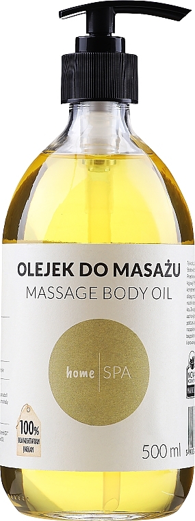 Vegan Massage Oil - Nova Kosmetyki HomeSPA Massage Body Oil — photo N1