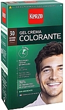 Fragrances, Perfumes, Cosmetics Gel Cream Color for Men - Kerzo Gel Creama Colorante