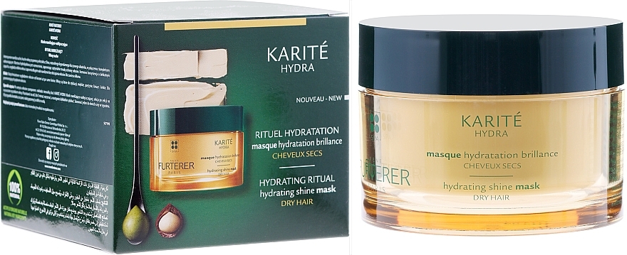 Moisturizing Hair Mask - Rene Furterer Karite Hydra Hydrating Shine Mask — photo N1