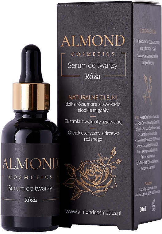 Rose Face Serum - Almond Cosmetics — photo N1