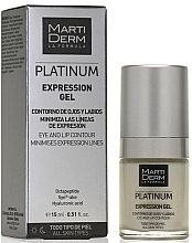 Fragrances, Perfumes, Cosmetics Eye & Lip Gel - MartiDerm Platinum Expression Gel