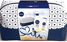 Fragrances, Perfumes, Cosmetics Set - NIVEA Q10 Care 2017 (deo/50ml + sh/gel/250ml + b/milk/400ml + pouch)