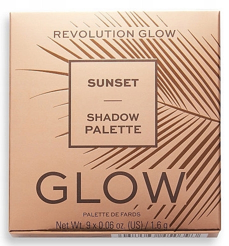 Eyeshadow Palette - Makeup Revolution Glow Sunset Shadow Palette — photo N3