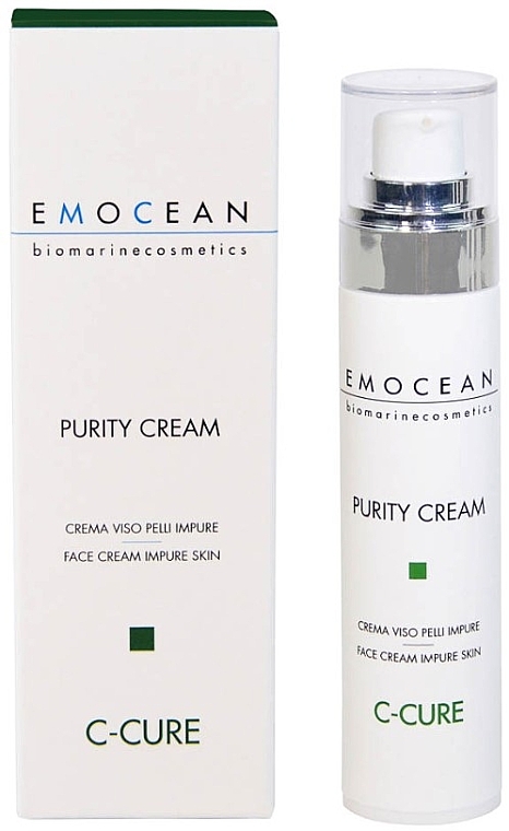 Face Cream for Problem Skin - Emocean C-Cure Purity Cream — photo N1