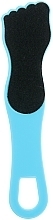 Fragrances, Perfumes, Cosmetics Travel Foot File, foot-shaped, light blue - Top Choice