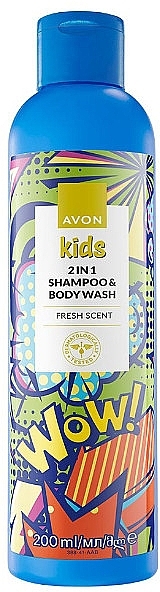 シャンプーとシャワージェルの2in1 - Avon Kids Wow! Fresh Scent 2In1 Shampoo & Body Wash — photo N1