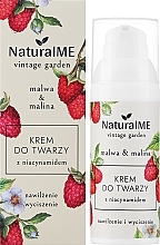 マロー＆ラズベリー ナイアシンアミド フェイスクリーム - NaturalME Vintage Garden Malwa & Raspberry Moisturizing & Calming Cream With Niacinamide — photo N2