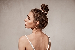 Midi Natural Silk Hair Tie Set - MAKEUP — photo N6