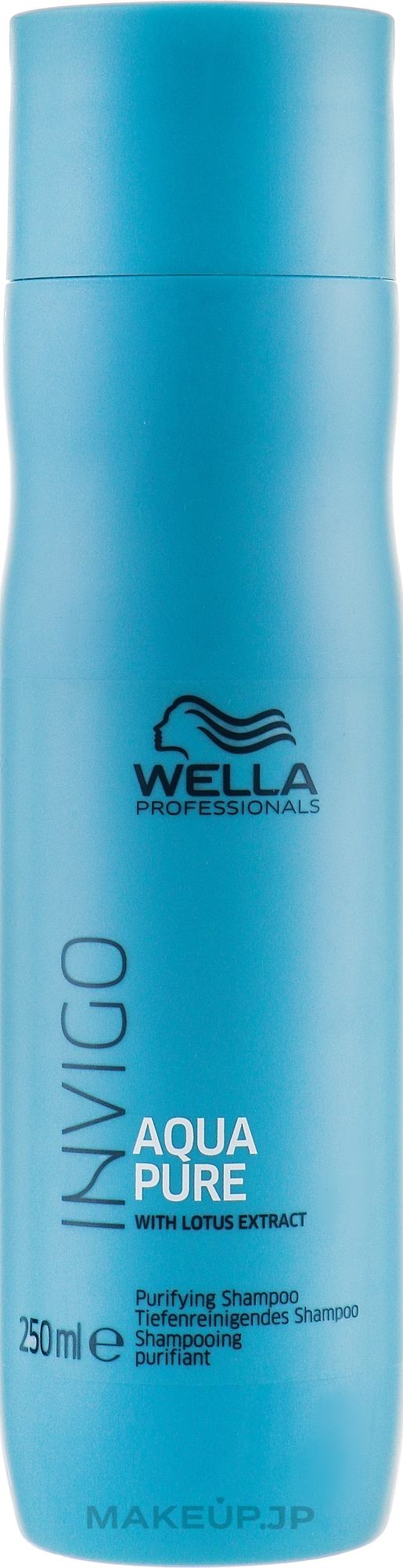 Cleansing Hair Shampoo - Wella Professionals Invigo Aqua Pure Shampoo — photo 250 ml