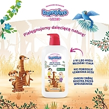 Kids Bathing Gel 2in1 "Meerkats" - Bambino Children — photo N3