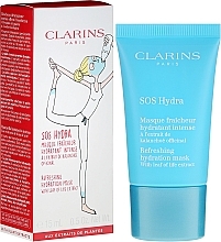 Fragrances, Perfumes, Cosmetics Moisturizing Kalanchoe Extract Mask - Clarins SOS Hydra Refreshing Hydration Mask