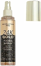 Fragrances, Perfumes, Cosmetics Makeup Fixing Spray - Revolution Pro 24K Gold Fixing Spray