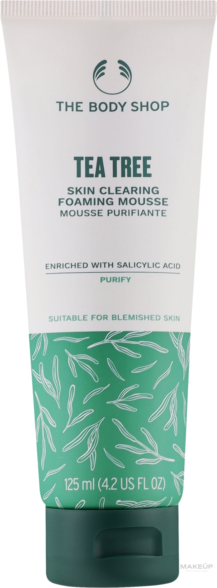 Cleansing Foam - The Body Shop Tea Tree Skin Clearing Foaming Mousse — photo 125 ml