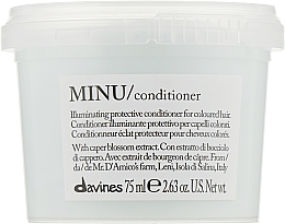 Fragrances, Perfumes, Cosmetics Shine & Color Preserving Hair Conditioner - Davines Minu Conditioner