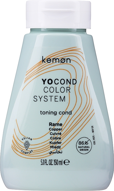 Copper Color Conditioner - Kemon Yo Cond Color System — photo N1