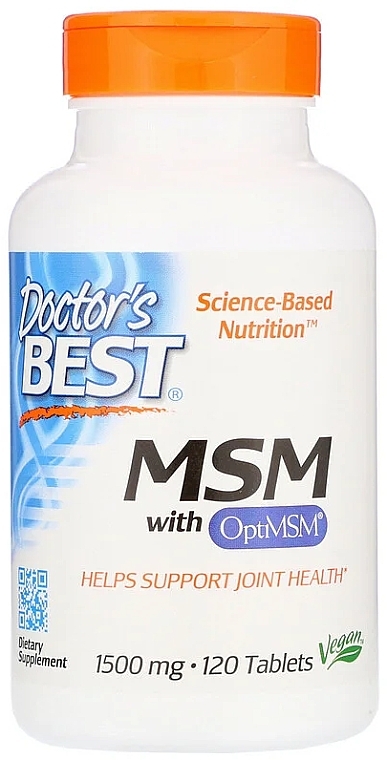 MSM with OptiMSM, 1500mg, tablets - Doctor's Best — photo N3