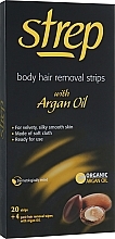 Fragrances, Perfumes, Cosmetics Depilatory Wax Strips - Strep Argan Oil