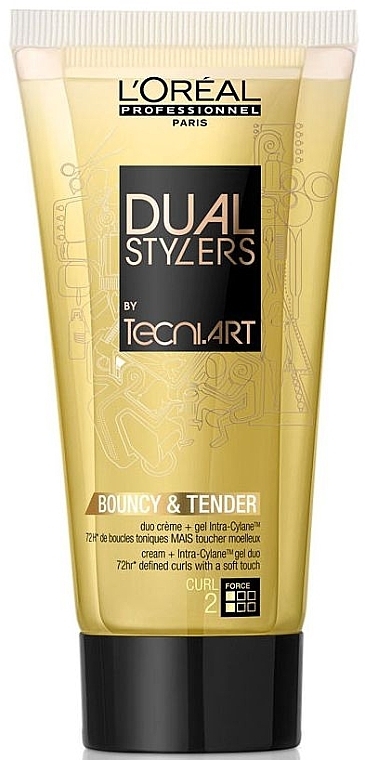 Hair Styling Cream-Gel - L'oreal Professionnel Dual Stylers by Tecni.art Bouncy&Tender — photo N2