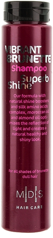 Shampoo "Diamond Shine. Vibrant Brunette" - Mades Cosmetics Vibrant Brunette Superb Shine Shampoo — photo N1