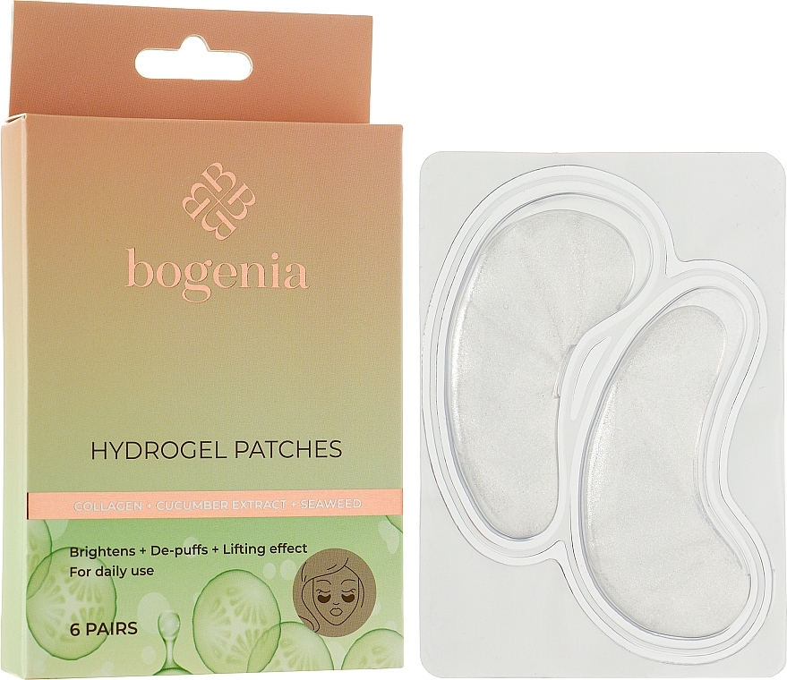 Lifting Hydrogel Eye Patch with Collagen - Bogenia Hydrogel Patches — photo N1