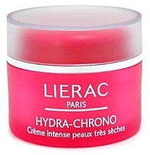 Fragrances, Perfumes, Cosmetics Soothing Sensitive Skin Cream - Lierac Hydra-Chrono+ Creame Intense