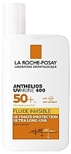 Fragrances, Perfumes, Cosmetics Lightweight, Fragrance-Free Sunscreen, high UVB/UVA protection SPF50+ - La Roche-Posay Anthelios UVmune 400 Invisible Fluid SPF50+ Fragrance Free