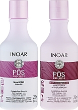 Liquid Silk Hair Set - Inoar Pos Progress Kit (shm/250ml + conditioner/250ml) — photo N3