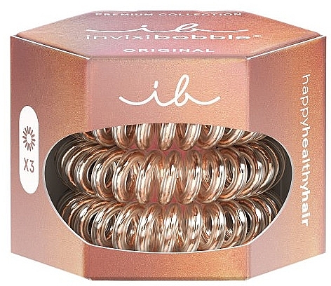 Hair Tie - Invisibobble Original Premium Bronze Me Pretty — photo N1