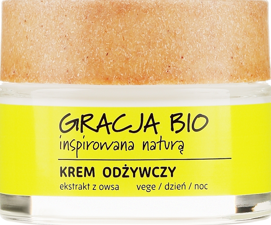 Nourishing Face Cream with Oat Extract - Gracja Bio Nourishing Face Cream — photo N2
