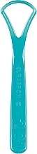 Tongue Scraper with One Blade CTC 201, turquoise - Curaprox Tongue Cleaner — photo N1