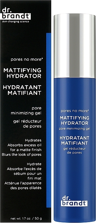 Moisturizing Mattifying Pore-Shrinking Gel - Dr. Brandt Pores No More Mattifying Hydrator Pore Minimizing Gel — photo N2