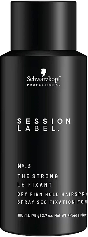 Strong Hold Hair Spray - Schwarzkopf Professional Session Label #3 The Strong Hairspray — photo N4