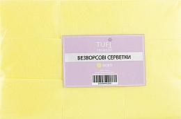 Lint-Free Wipes, 4x6cm, 540 pcs, yellow - Tufi Profi Premium — photo N1