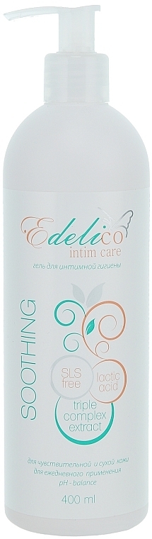 Soothing Intimate Wash Gel for Sensitive & Dry Skin - Acme Color Edelico Intim Care Soothing — photo N3