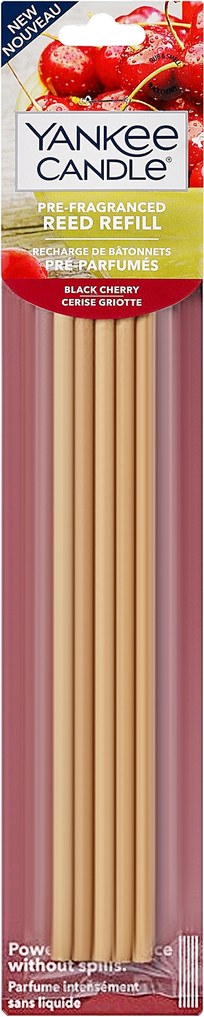 Fragranced Reed Diffusers Refill - Yankee Candle Black Cherry Pre-Fragranced Reed Refill — photo 5 ЊВ.