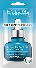 Ampoule Cream Mask with Niacinamide - Eveline Cosmetics Face Therapy Professional Niacinamide Ampoule Mask — photo N1