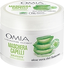 Fragrances, Perfumes, Cosmetics Aloe Vera Hair Mask - Omia Laboratori Ecobio Aloe Hair Mask