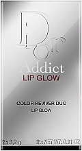 Fragrances, Perfumes, Cosmetics Dior Addict Lip Glow (lip/balm/3.2g + lip/balm/3.2g) - Set