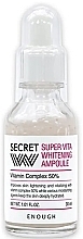 Fragrances, Perfumes, Cosmetics Vitamin Whitening Ampoule - Enough Secret Super Vita Whitening Ampoule