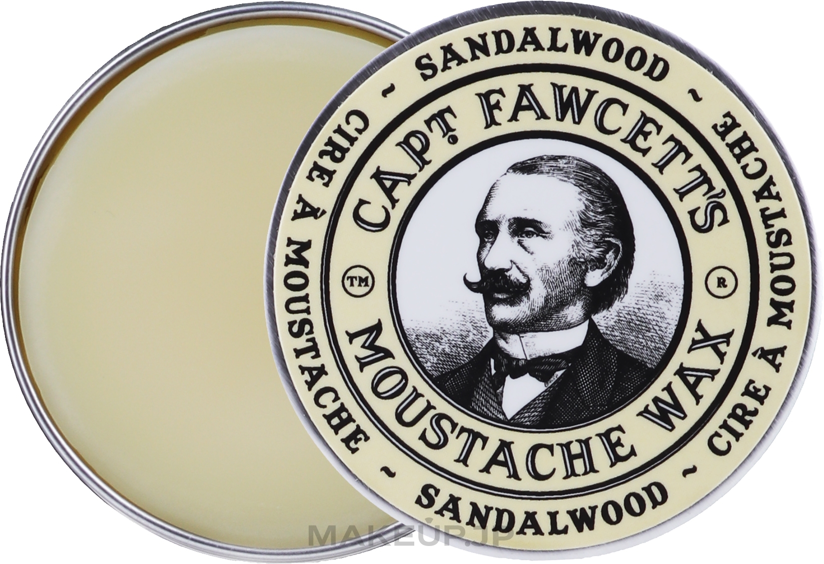 Moustache Wax - Captain Fawcett Sandalwood Moustache Wax — photo 15 ml
