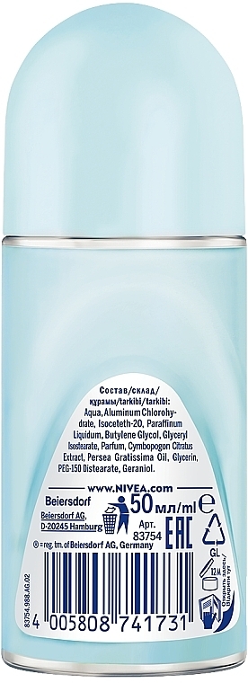 Roll-on Deodorant Antiperspirant "Energy Fresh" - NIVEA Energy Fresh Deodorant Roll-On — photo N5