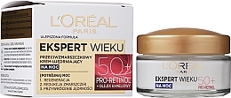 Night Face Cream - L'Oreal Paris Age Specialist Expert Night Cream 50+ — photo N2