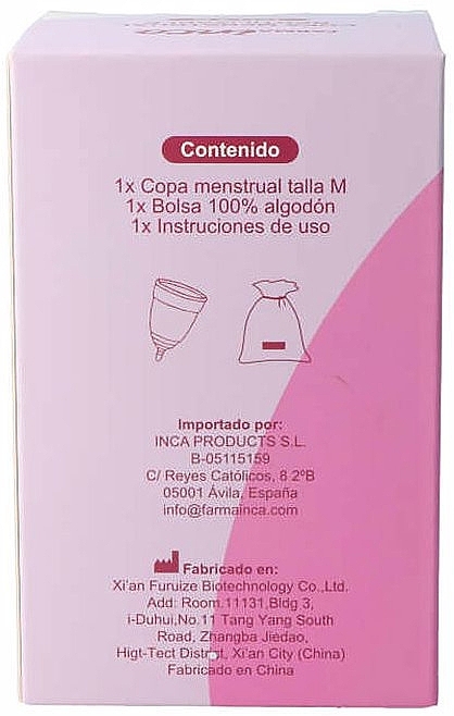 Medium Menstrual Cup, pink - Inca Farma Menstrual Cup Medium — photo N3